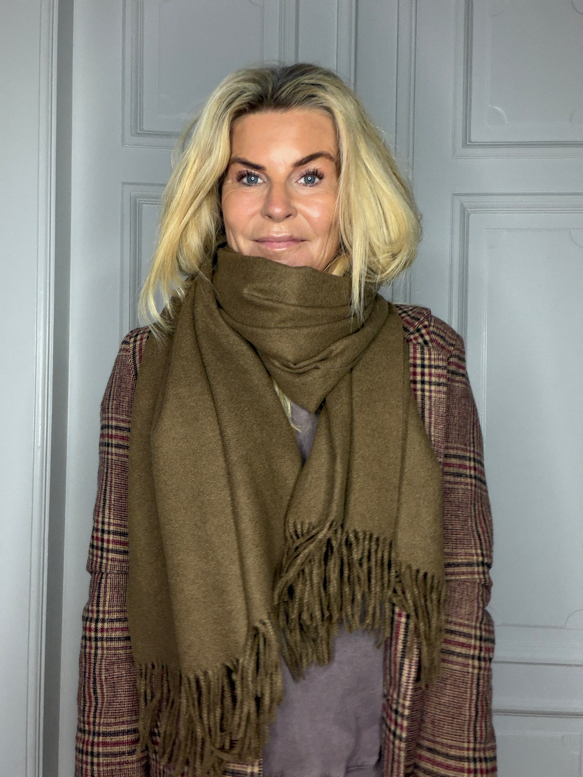 Cashmere Scarf Brown