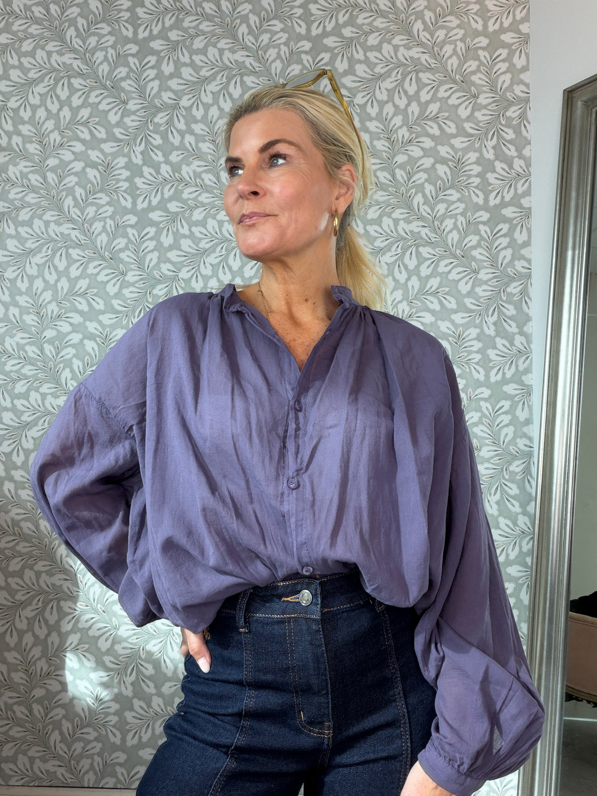 Boho Shirt purple