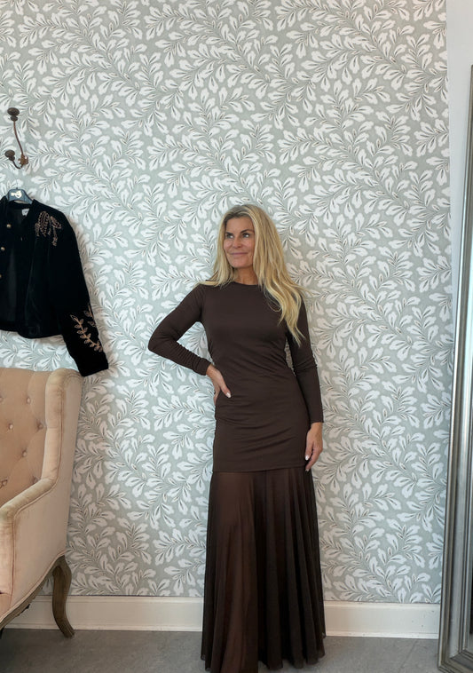 Shirley dress Brown