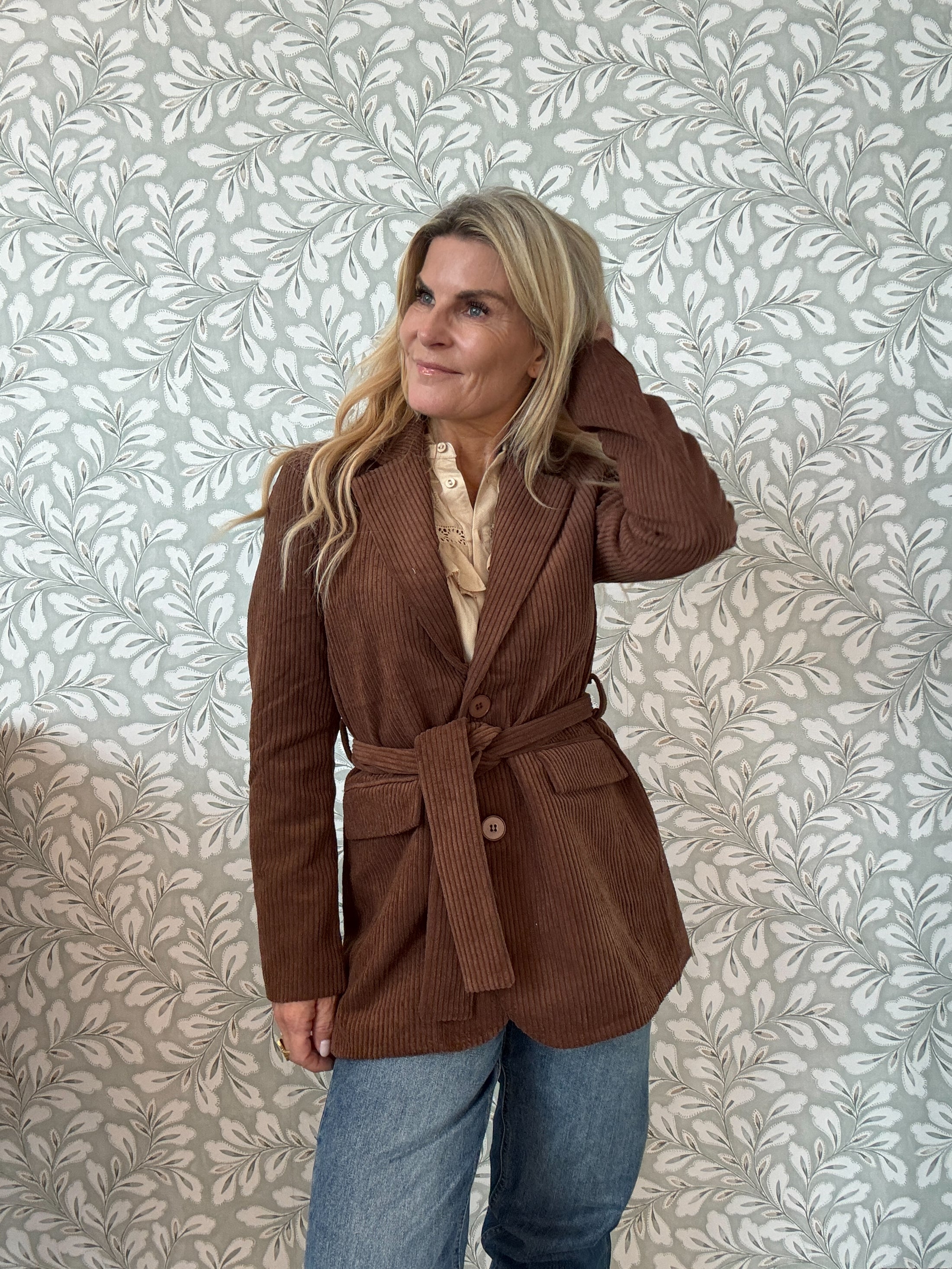 Velvet Jacket Brown