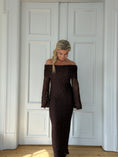 Load image into Gallery viewer, Paula dress Brown
