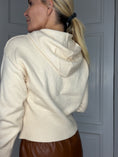 Load image into Gallery viewer, Knit hoodie Offwhite
