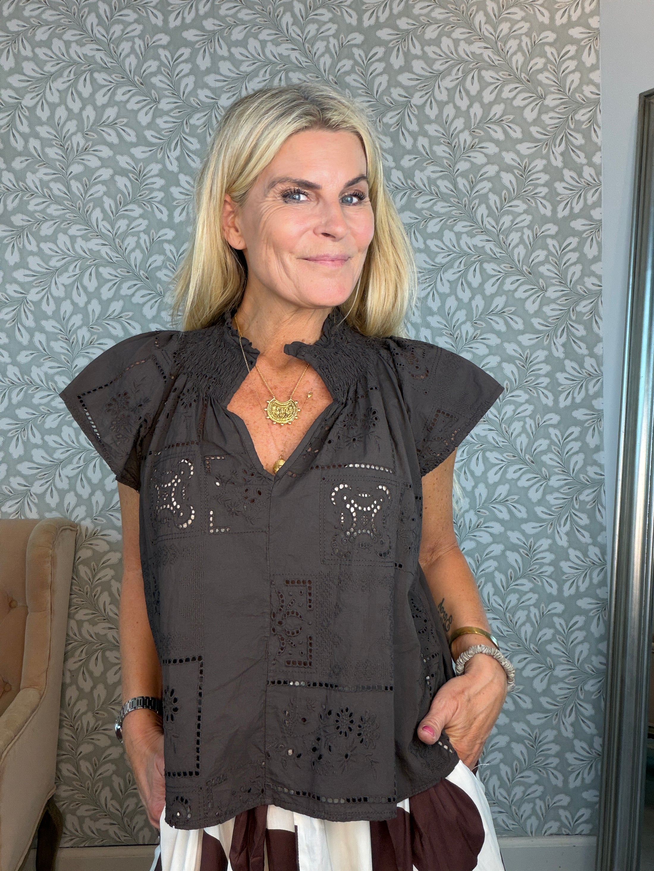 Ditte Blouse Brown