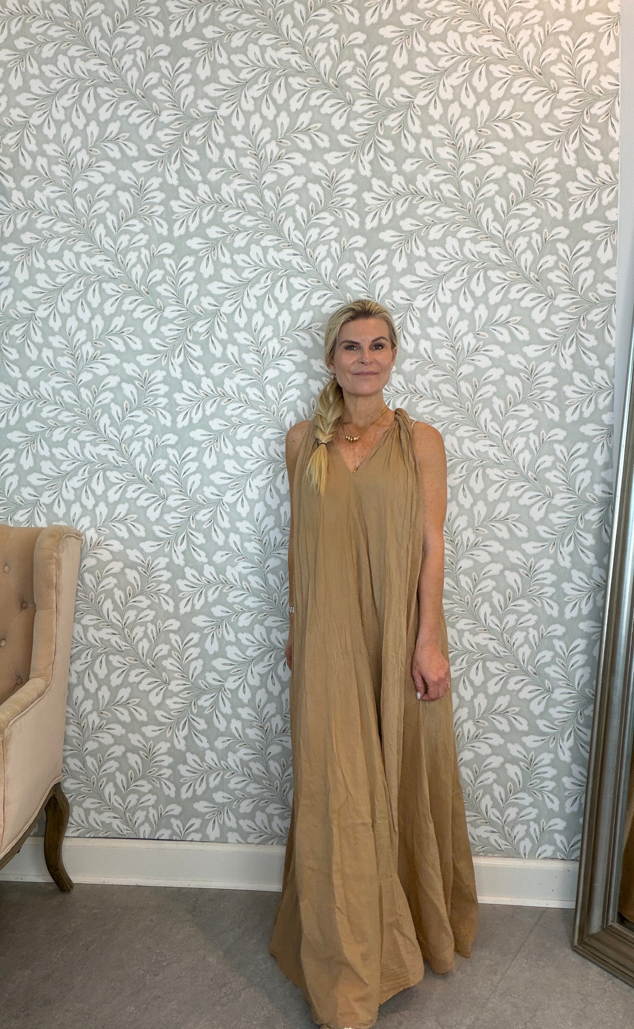 Manny maxi dress khaki