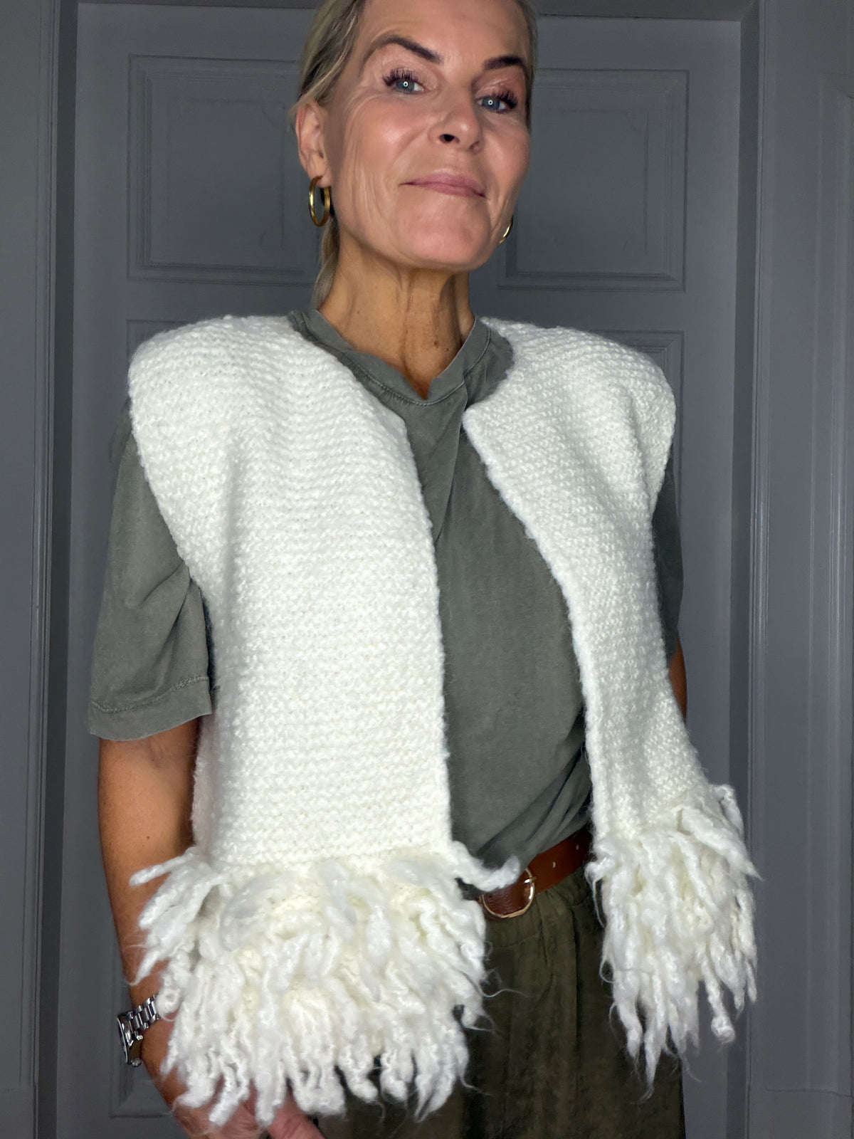 Chile vest Offwhite
