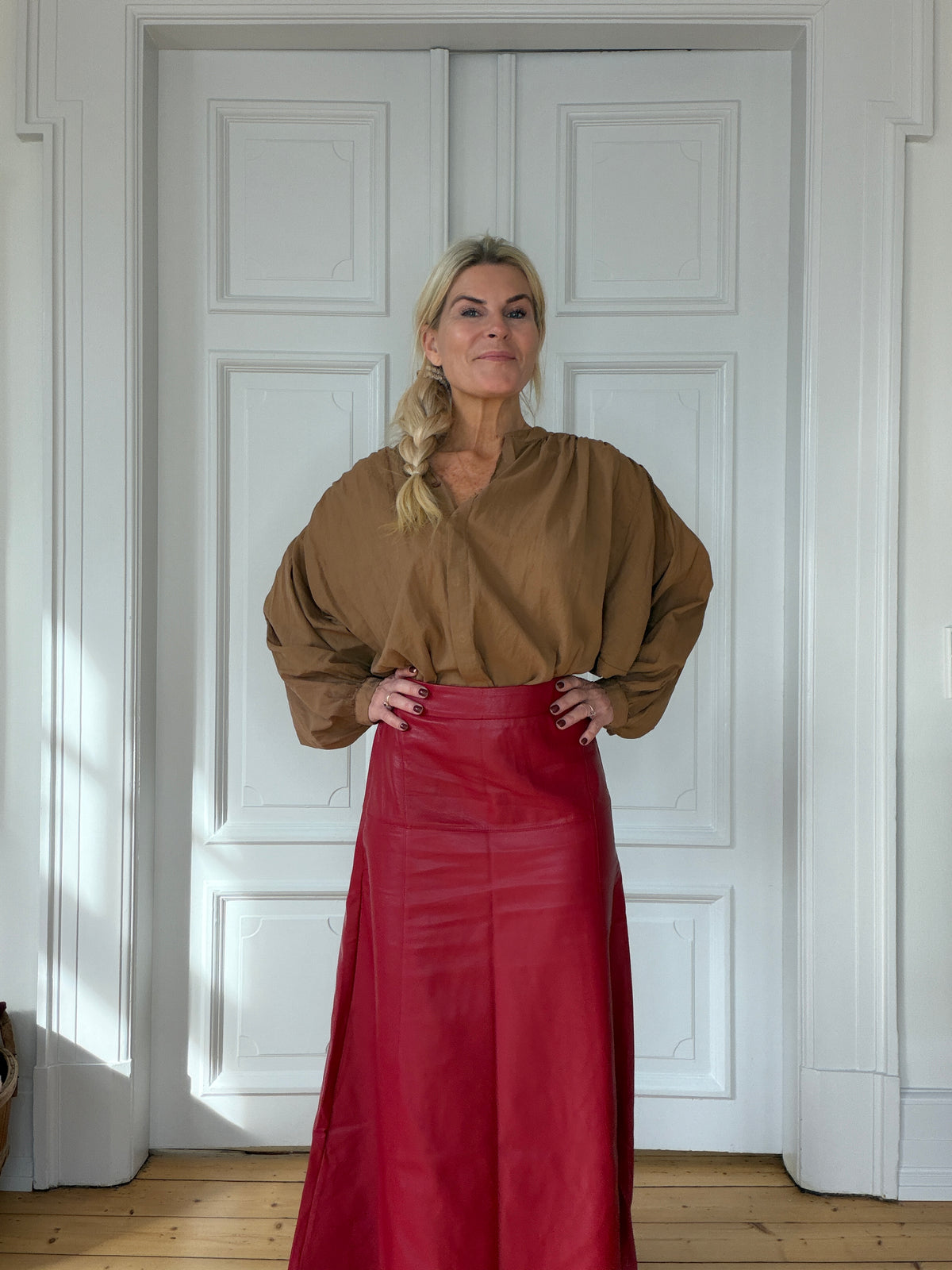 Jila Skirt red