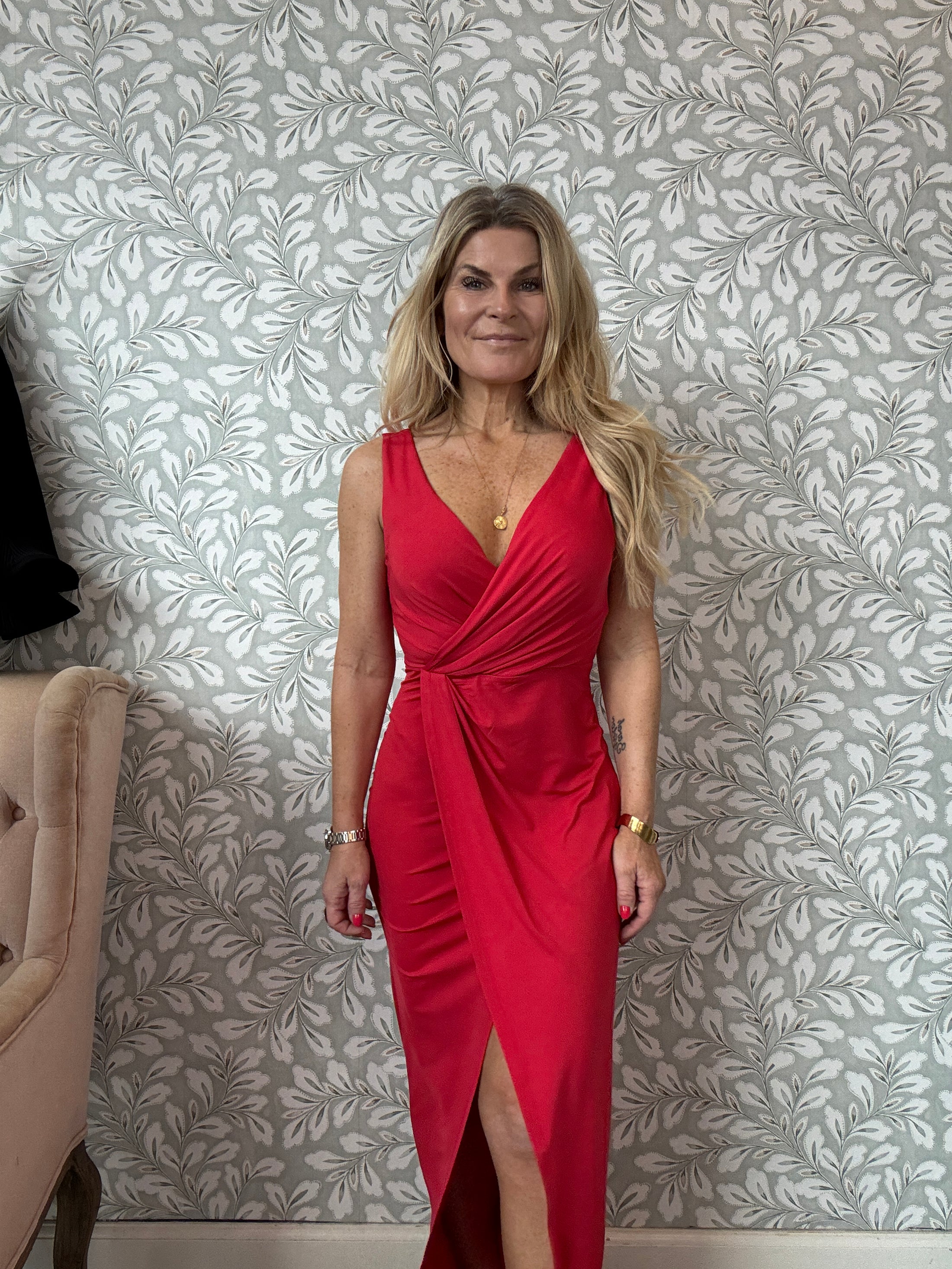 Red dress